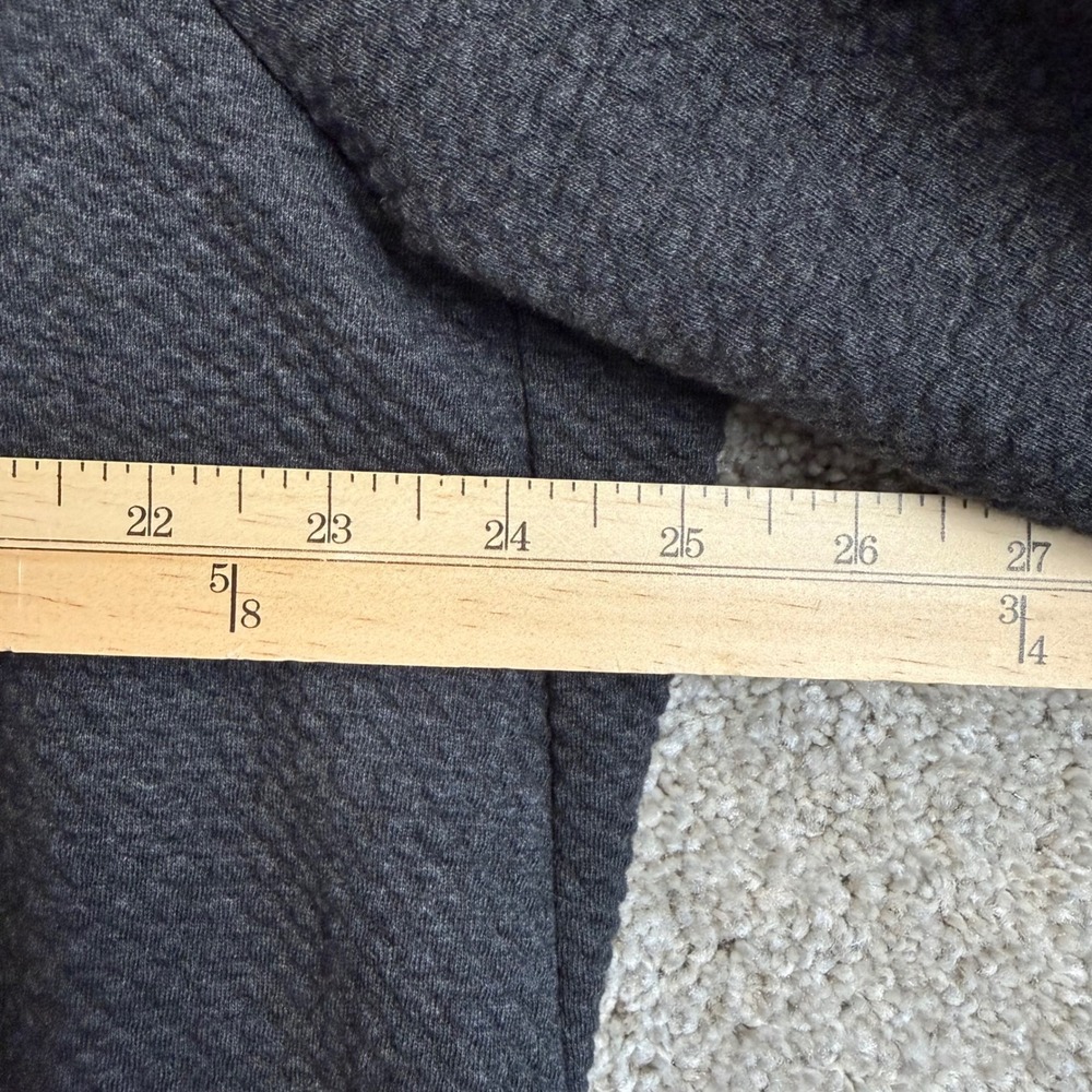 Lululemon At Ease Crewneck Sweatshirt Mens XL Heathered Black Textured Grey - Picture 6 of 6